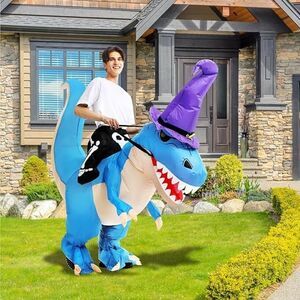 T1 Max Fun Adult Inflatable Dinosaur Halloween Costume Halloween Party Cosplay